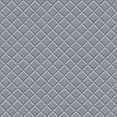 Seamless rhombus geometric pattern. Grey background.