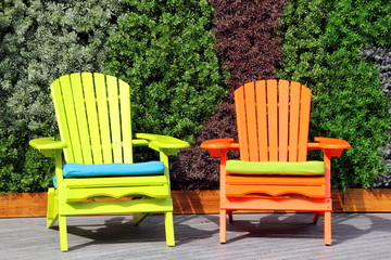 Chairs in the sun