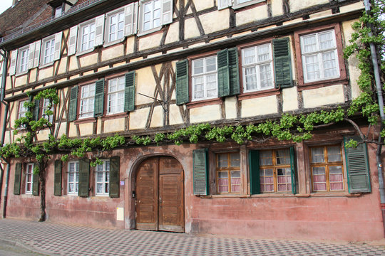 Architecture Alsacienne à Wissembourg Alsace France