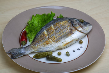 Grilled dorado