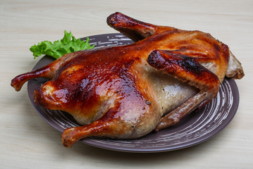 Roasted duck