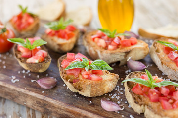 Bruschette, Italian Finger Food