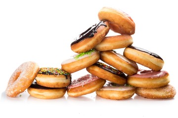 Donut, Unhealthy Eating, Dessert.