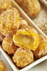 Mini Churros de doce de leite
