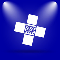 Medical patch icon