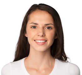 Naklejka premium Smiling, Human Face, Women.