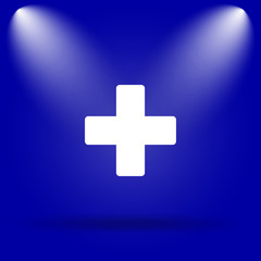 Obraz premium Medical cross icon