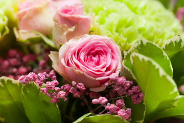 flowers - Blumenstrauß mit Rosen