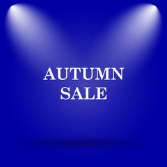 Autumn sale icon