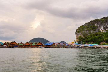 Fototapeta premium Koh Panyee or Punyi island in the evening