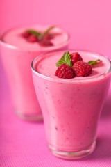Smoothie, Raspberry, Pink.