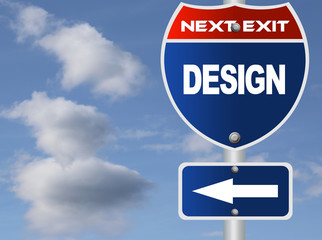 Design road sign