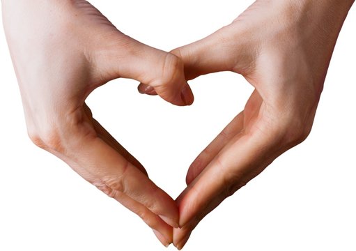 Heart Shape, Human Hand, Valentine's Day.