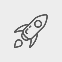 Start up thin line icon