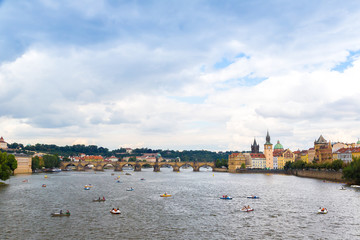 Fototapeta premium Cityscape of Prague.
