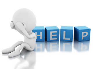 3d white people need help