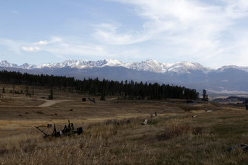 Snow covered mountain