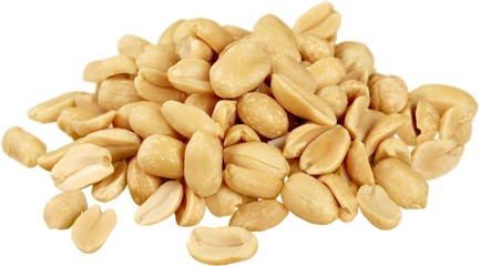 Peanut, Nut, White.