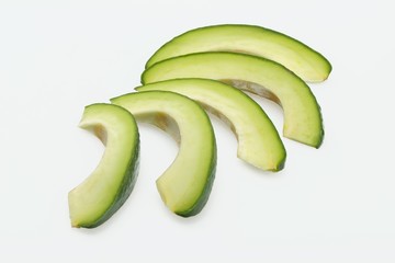 Avocado, Portion, Isolated.