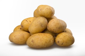 Raw Potato, Vegetable, Food.