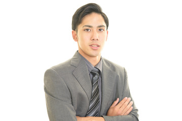 笑顔のビジネスマン