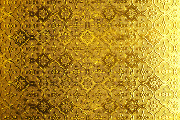 Fototapety  Shiny yellow gold Stained glass texture background