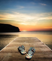 Flip-flop, Beach, Sandal.