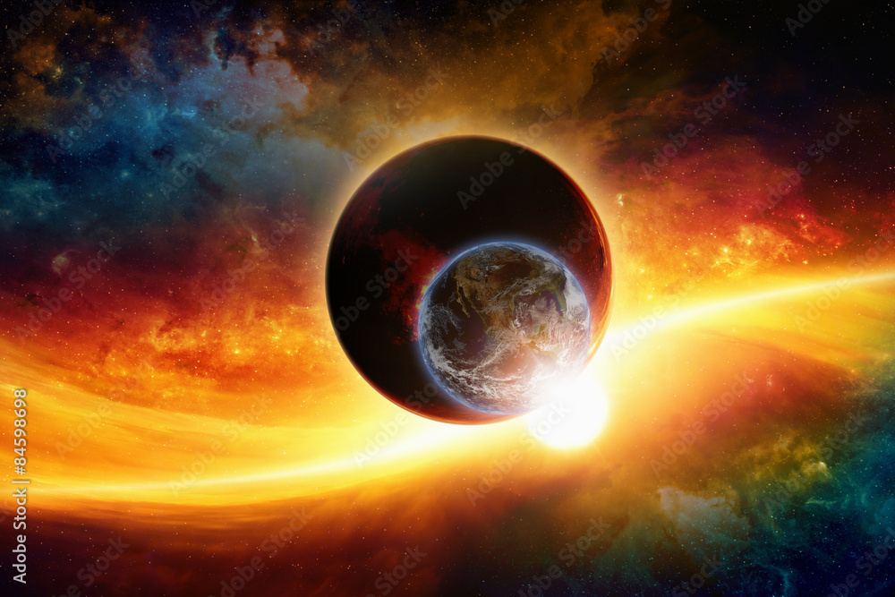 Canvas Prints planets in space