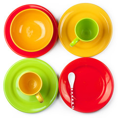 Colorful crockery