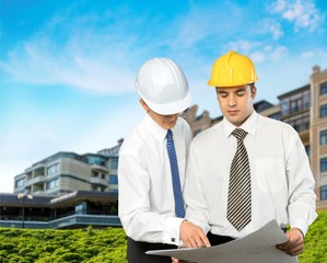 Construction, White Collar Worker, Construction Site.