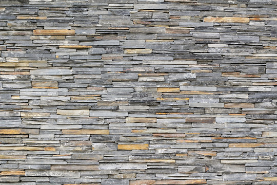 Fototapeta pattern of decorative slate stone wall surface