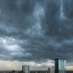 dark clouds background