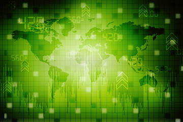 Fototapeta na wymiar World Map Business Background