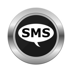 SMS Silver Button