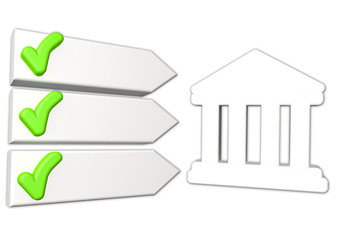 Pfeil Pfeile Gericht Recht Symbol Platzhalter Balken Punkte