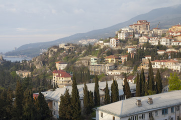 Town on the Black Sea coast