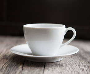 tasse à café blanche