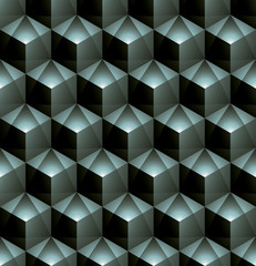 Colorful abstract textured geometric seamless pattern. Vector br