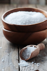 White sea salt fot cooking
