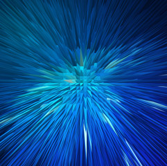 blue extrude geometric abstract background for technology 