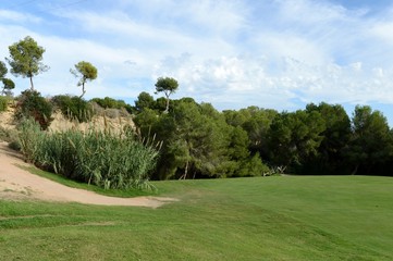 Obraz premium Golf courses in Orihuela Costa