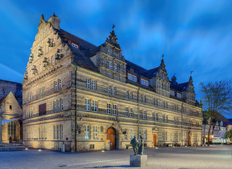 Hameln Hochzeitshaus beleuchtet