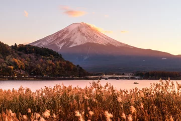 Zelfklevend Fotobehang Mount Fuji, Japan. © Luciano Mortula-LGM
