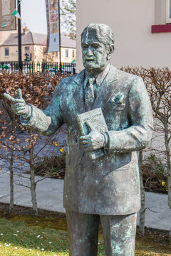 Bryan MacMahon Statue Listowel County Kerry Ireland