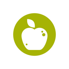 Apple icon isolated.