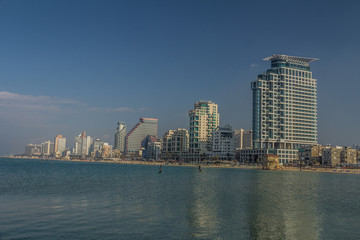 Fototapeta premium Beach in Tel Aviv Israel