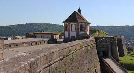 Fototapeta na wymiar Citadelle de Bitche en Lorraine France 