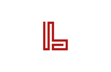 Letter L Logo vector alphabet design element template. ABC conce