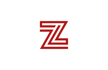 Letter Z Logo vector alphabet design element template. ABC conce