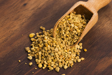 Bee pollen closeup